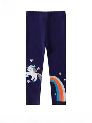 2024 Frühling Kinder Bestickte Leggings für Kleine & Mittlere Mädchen