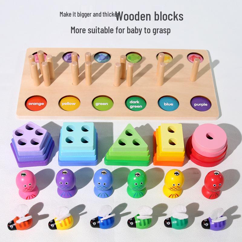 Montessori Bee Color Matching Toy - Fine Motor Training for Kids