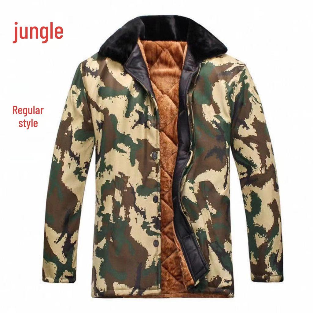 Men's Camouflage Winter Warm Cotton Workwear Jacket