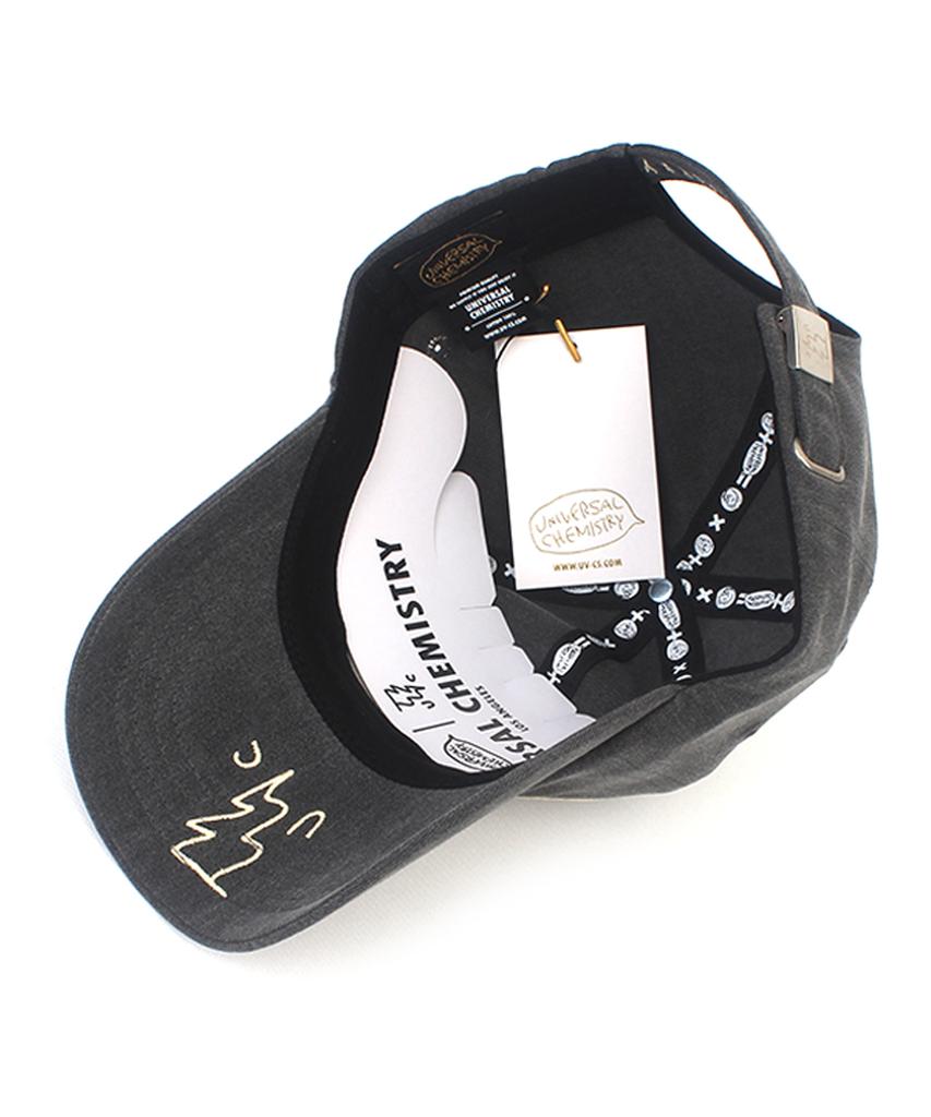Yunibeosyeolkemiseuteuli Big Logo Washing Gray Ballcap