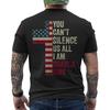 You Can't Silence Us All I AM Charlie Tribute, Charlie Kirk Shirt ON BACK Retro