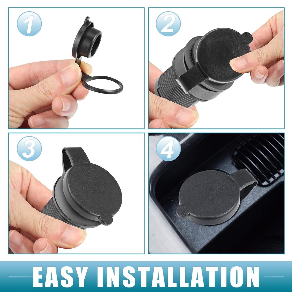 ACROPIX Cigarette Lighter Plug Cover Dustproof Cigarette Lighter Cover Cap Universal Car Truck SUV