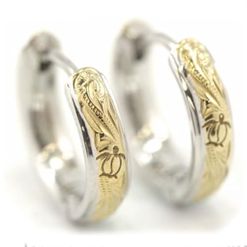 

Hawaiian Jewelry [LocoMocoAloha] Earrings, 3 Colors, Honu Scroll, Wave Design [Authentic] Jewelry Gift Wrapping Kit Set