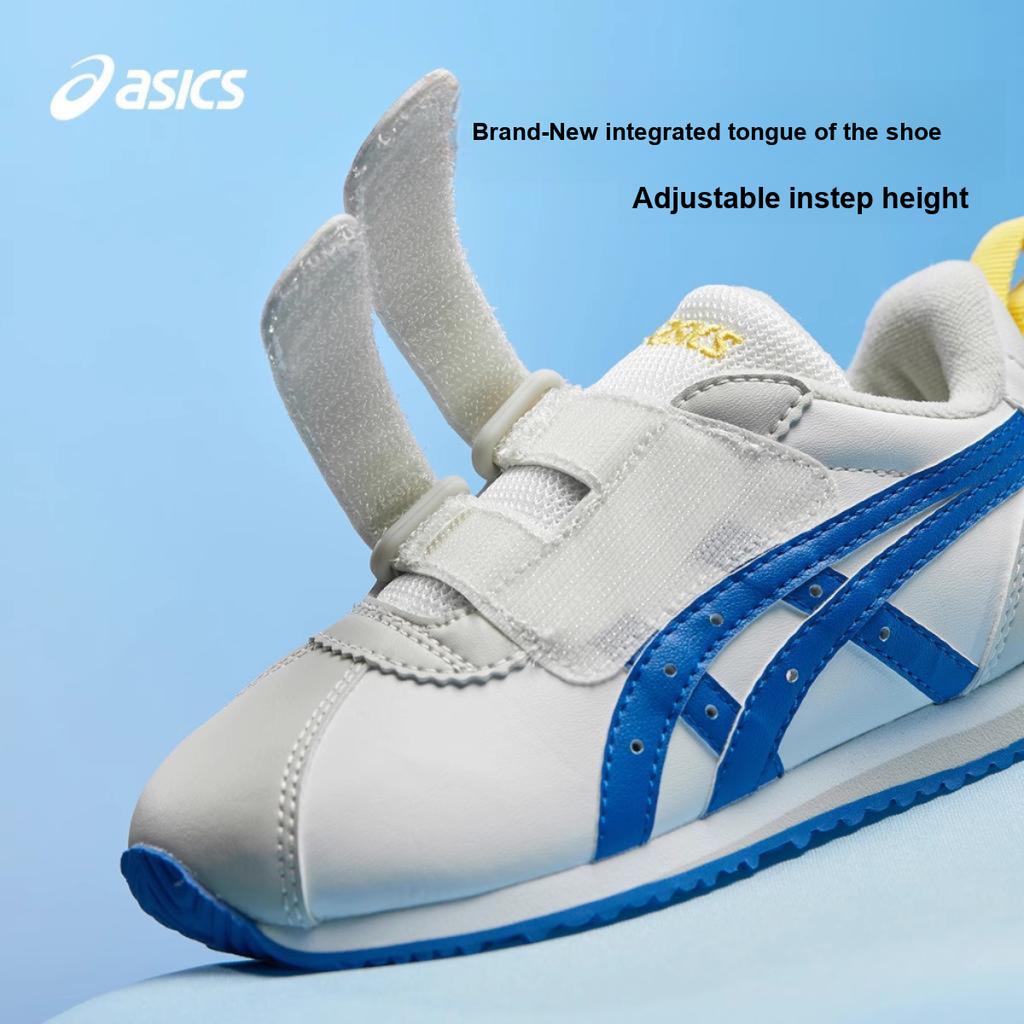 Asics Cotla Comfortable Versatile Non-Slip Low-Top Kids Casual Shoes Kids Casual Shoes White Blue 1144A425-101