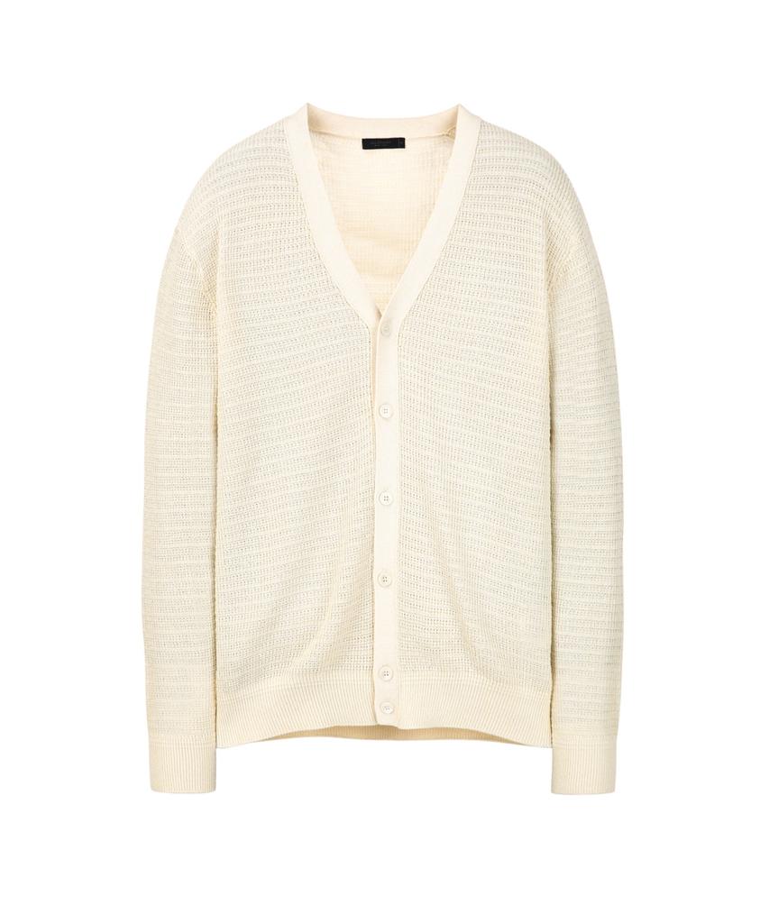 Jilseutyueoteunyuyogmaen Paper Blend Cardigan - Vanilla (Jnsw6B406Y1)