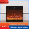 Decorative Flame Electric Fireplace Heater: Built-In Home Simulation