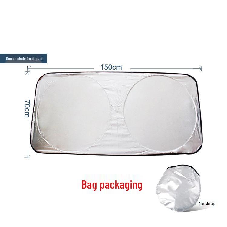 Car Front Windshield Sunshade Curtain