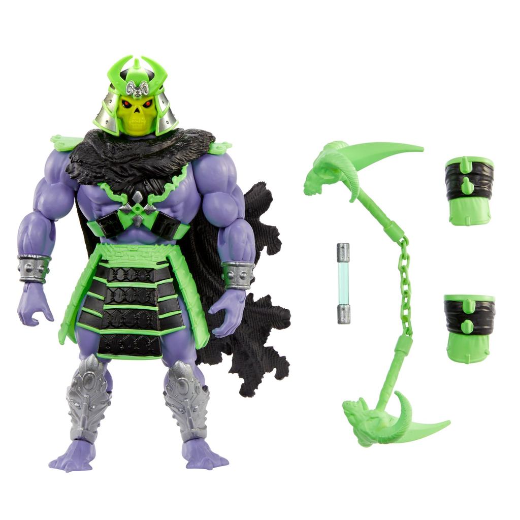 Masters of the Universe Origins Želví Skeletor Pohyblivá Akční Figurka Hračka s Teenage Mutant Ninja Motsu Crossover Doplňky Grayskull's &