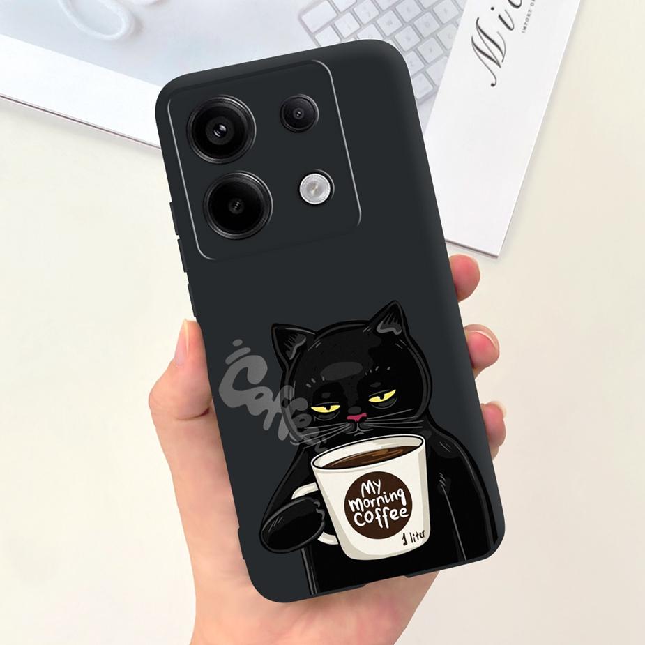 For Xiaomi Poco X6 Pro 5G Case Cute Fashion Cartoon Cover Soft TPU Phone Cases For Xiaomi Poco X6 PocoX6 Pro X6Pro Fundas Bumper