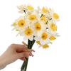 Silk Narcissus 6-Stem Bouquet for Weddings & Home Decor