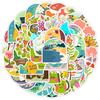 50 Eco-Friendly Graffiti Stickers for Cars, Motorcycles, Phones, and Skateboards