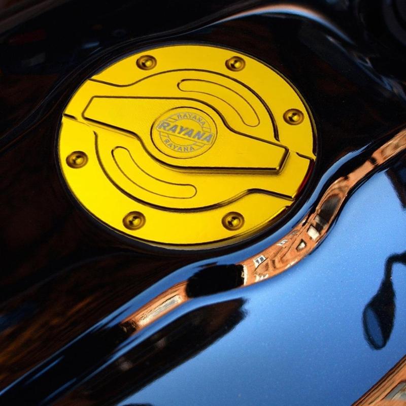 Motorcycle Aluminum Fuel Tank Caps Replacement Gas Fuel Tanks Cover Caps with Rapid Locking Motorbike Accessories