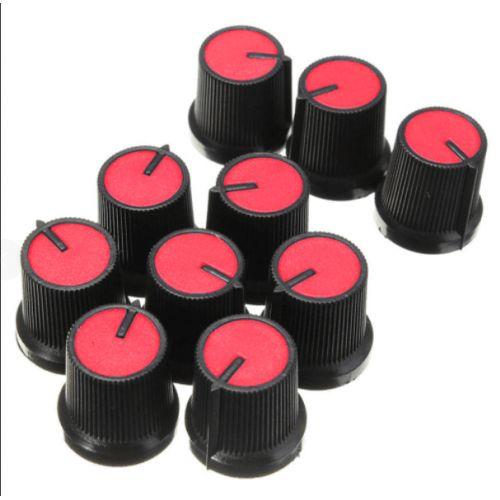 10PCS/lot WH148 Potentiometer knob Cap AG2 Plastic Knob For Diameter 6mm Knob Plum Handle