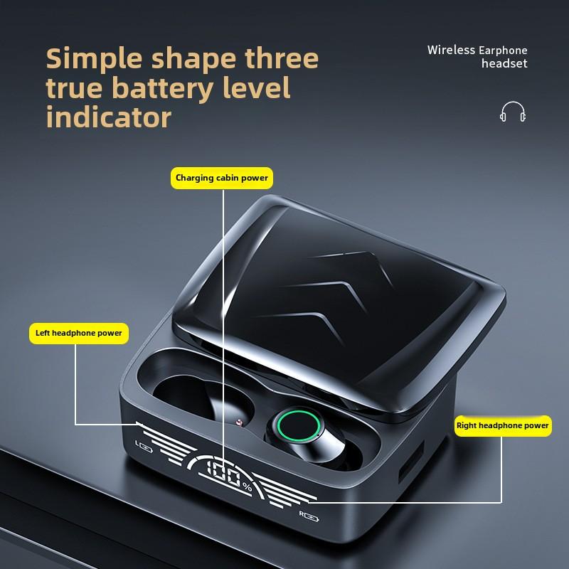 Nová bezdrátová náhlavní souprava Bluetooth Tws Digital Display Slide Cover Smart Touch Digital Display Music Wireless Headset