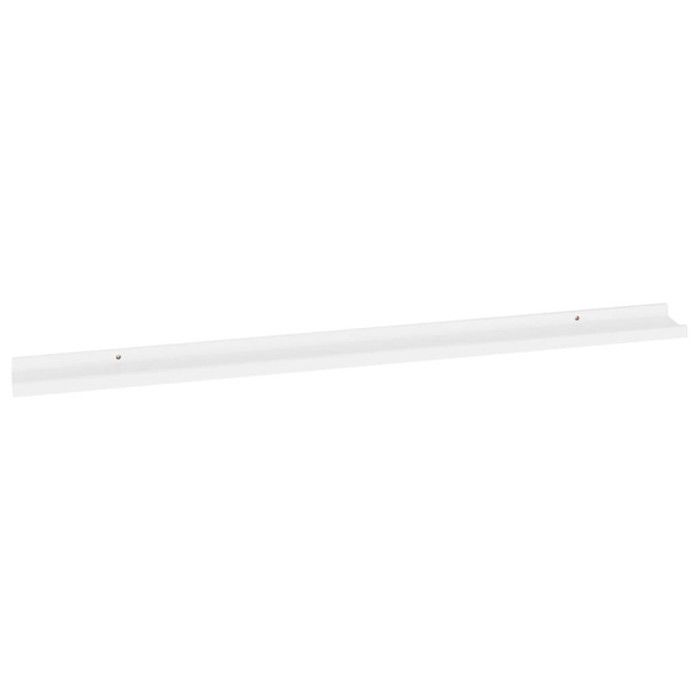 VidaXL Wall Shelves 2 Pcs White 115x9x3 Cm