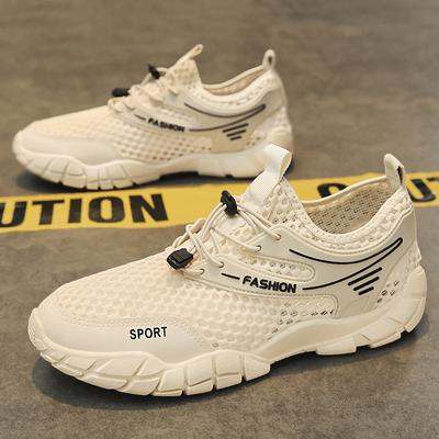 Sommer Herren Netz Flache Lässige Sandalen Atmungsaktiv Schnelltrocknend Wat Sandalen Schuhe für Herren Outdoor Wandern Laufen Turnschuhe Sandalias