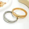 Europese en Amerikaanse eenvoudige metalen sfeer onregelmatige cirkel glanzende armband armband mode forensische hoge sfeer niche sieraden vrouwen