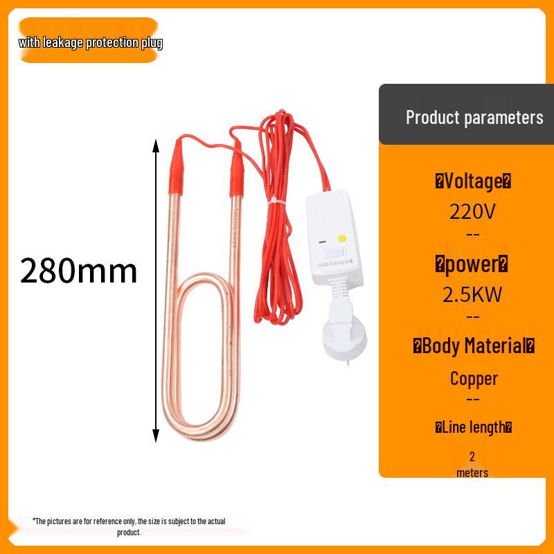 High-Power Submersible Electric Heating Rod for Industrial Water Tanks 380V/220V