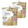 Dove Body Soap Shea Butter & Vanilla (Body Wash) Refill, Large Capacity, 1270g X 2