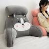 Large Backrest Cushion Lumbar Support Pillow Triangle Reading Pillow Soft Headboard Cushion Can Be Disassembled Washed Office