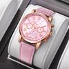 Xiaomi Fashion Leather Strap Women Quartz Wristwatch Ladies Casual Roma Dial Watch Reloj Mujer Girls Clock Gift (Without Box)