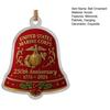 U.S. 250th Anniversary Bell Ornament Commemorative Doorbell of The United States Christmas Tree Hanging Ornament Patriotic Gifts for Collectors