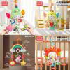 Baby Plush Crab Pull Rope Rattle Carriage Toy With Visual And Grasp Skills For Newborns