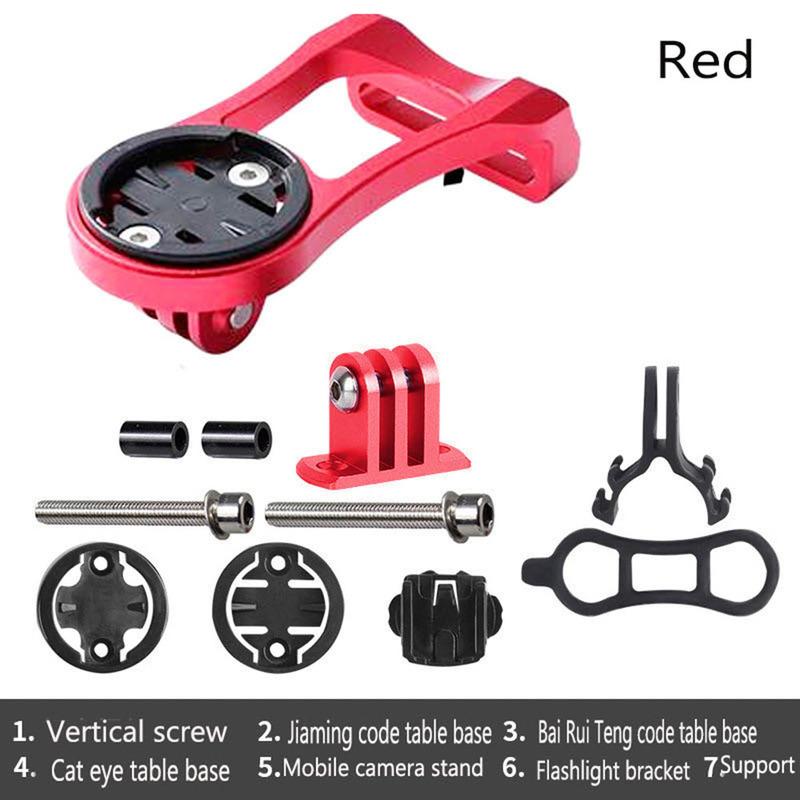 Bicycle Mobile Camera Holder Base Metal Bike Handlebar Mount Mountain Road Cycling GPS Bracket Speedometer Stand