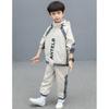 Fashion Spring Autumn Children's Clothes Boys Hooded Coat + Pants 2pcs/Set Kids School  Costume Teenage Clothing