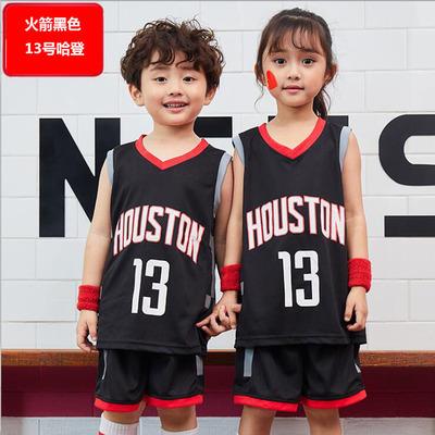 Children's Basketball Suit Boys and Girls Children's Kindergarten Baby Lakers Bulls Jersey Printing Number