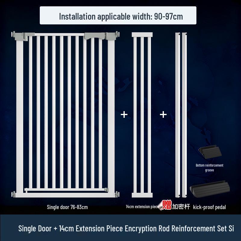 Cat Door Barrier: Auto-Close Pet Gate for Indoor, Balcony, or Stairway - No Drilling Needed