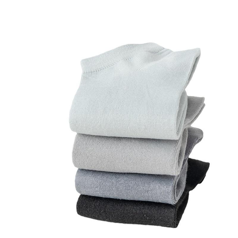 Women's Socks, Summer Thin, Casual, Shallow Breathable Socks, Summer Black and White Women's Boat Socks