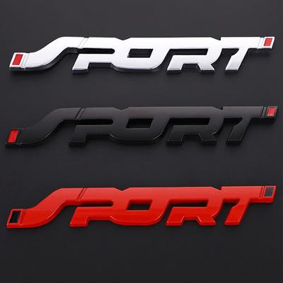 Car Accessories Sticker Styling Metal 3D Zinc Alloy SPORTS Sticker for Ford New Mondeo Focus Fiesta Modified Sports Car Stickers