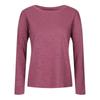 Shop   Women S Korean midSeaSon Modal Crewneck lS Plain Tee Purple Dai wSh260072
