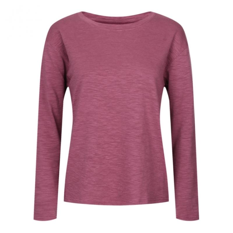 Shop Women S Korean midSeaSon Modal Crewneck lS Plain Tee Purple Dai wSh260072
