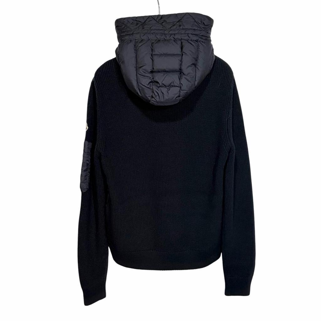 Moncler Down Knit Jacket Dark Navy Men's Size M Model C2091940280094789