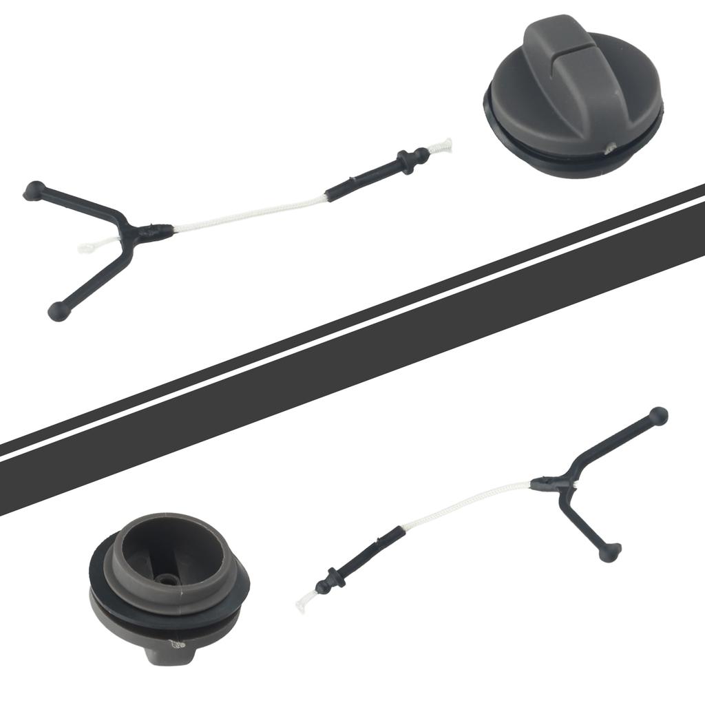 Replacement Fuel and Oil Cap Covers for Chainsaw Models 61 66 266 268 272 Compatible with Part Number 501626602
