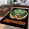 Jägermeister Logo Carpet Suitable As a Non-slip Mat for the Living Room or Bedroom Sofa
