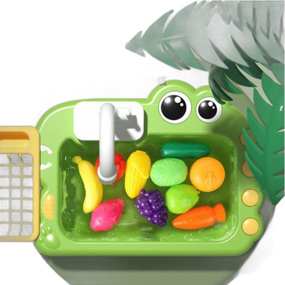 Universal Kitchen Sink Toy Rotatable Sink Faucet Play Tap Faucet Replacement Toy  For Girls