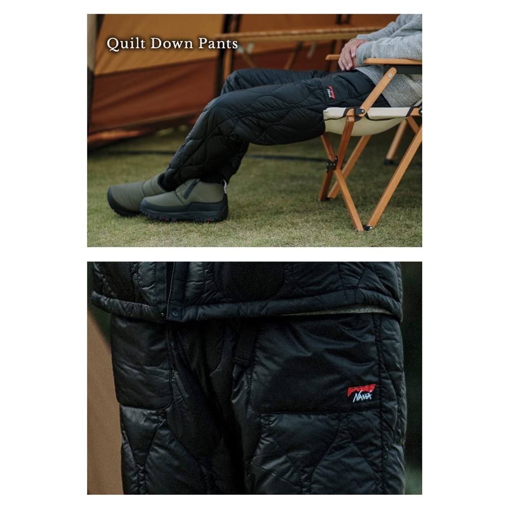 Quilted Down Custom Model [NANGA] Pants, (KHAKI, XS)