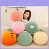 Fruit Plush Pillow With Warmth Blanket For Summer Relaxation And Office Comfort