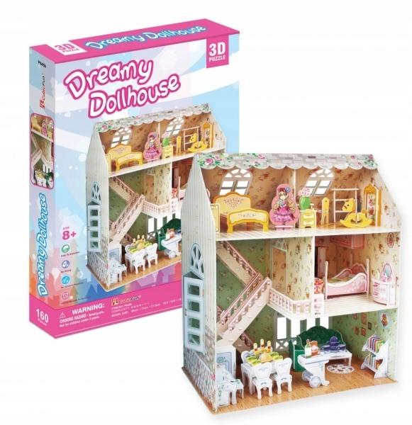 Cubic Fun Puzzle 3d Dreamy Domek Dla Lalek 160 El. - P645h