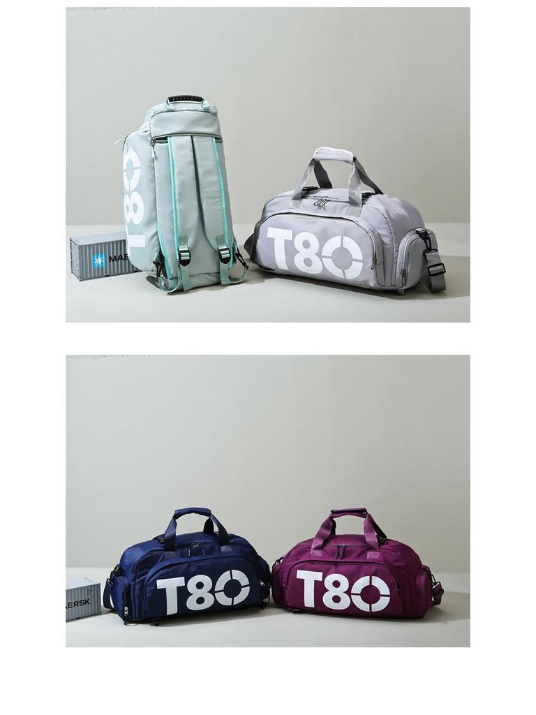 Multifunctional Travel Duffle: Large Capacity Gym Bag with Shoe Compartment, Ideal for Short Trips and Storage.