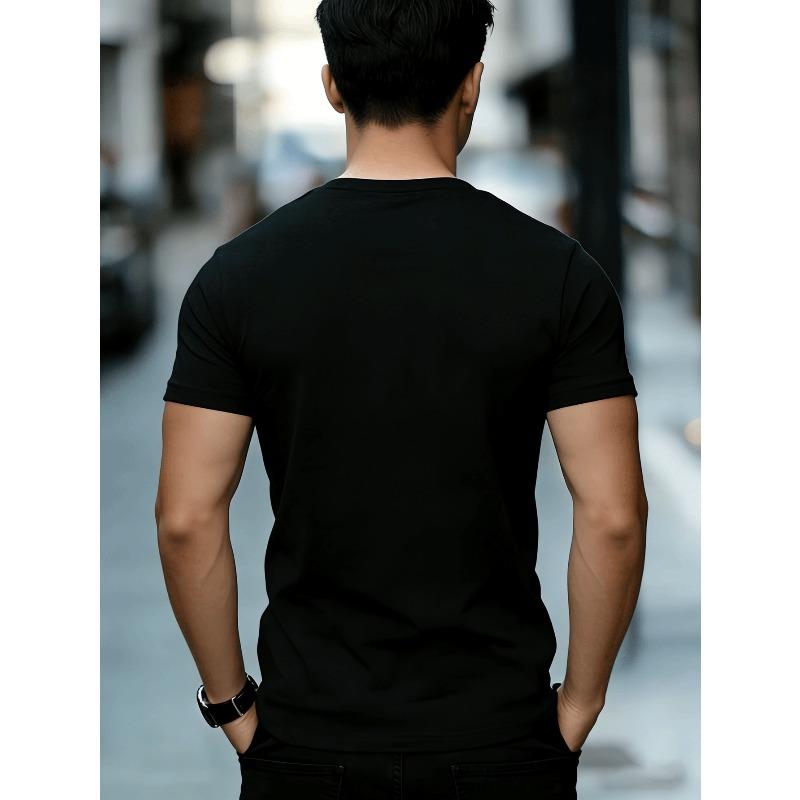 European Size Men's Short-sleeve T-shirt with Chinese Style and Chinese Aesthetic Prints, Fashionable and Casual Clothing, Versatile Daily Wear Top
