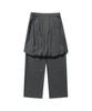 Nice Ghost Club Ffats Check Balloon Layered Skirt Pants_Charcoal(Ng2Fsupa90A)