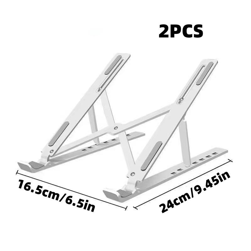2-Pack Laptop Stand, Foldable Cooling Stand, Portable Storage Adjustable Laptop Stand, Laptop Cooling Stand, Minimalist Accessory, Stylish Laptop St
