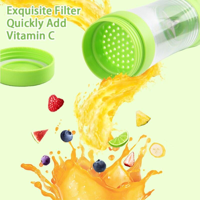 Portable Fruit Juice Blenders Summer Personal Electric Mini Bottle Home USB Juicer Cup Machine Kitchen Automatic Fresh Squeezer