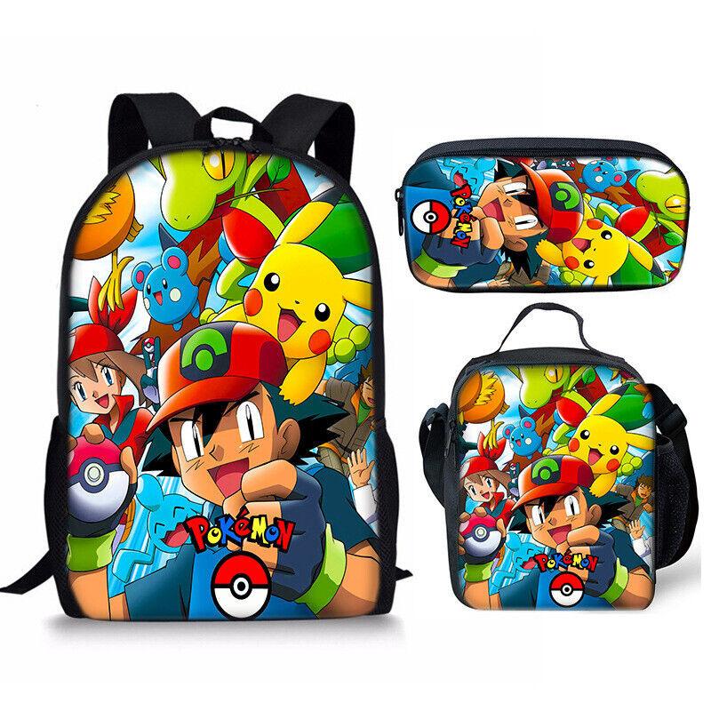 Primary And Secondary School Students Schoolbag Cartoon Backpack Breathable And Wear-Resistant Children'S Backpack Satchel Pencil Bag Set
