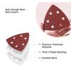 DE Warehouse 24H Shipping Free Delivery 25pcs 93mm 40-400 Grit Triangle Sanding Pads Mouse Sander Pads Durable Dust-Free 6-Holes