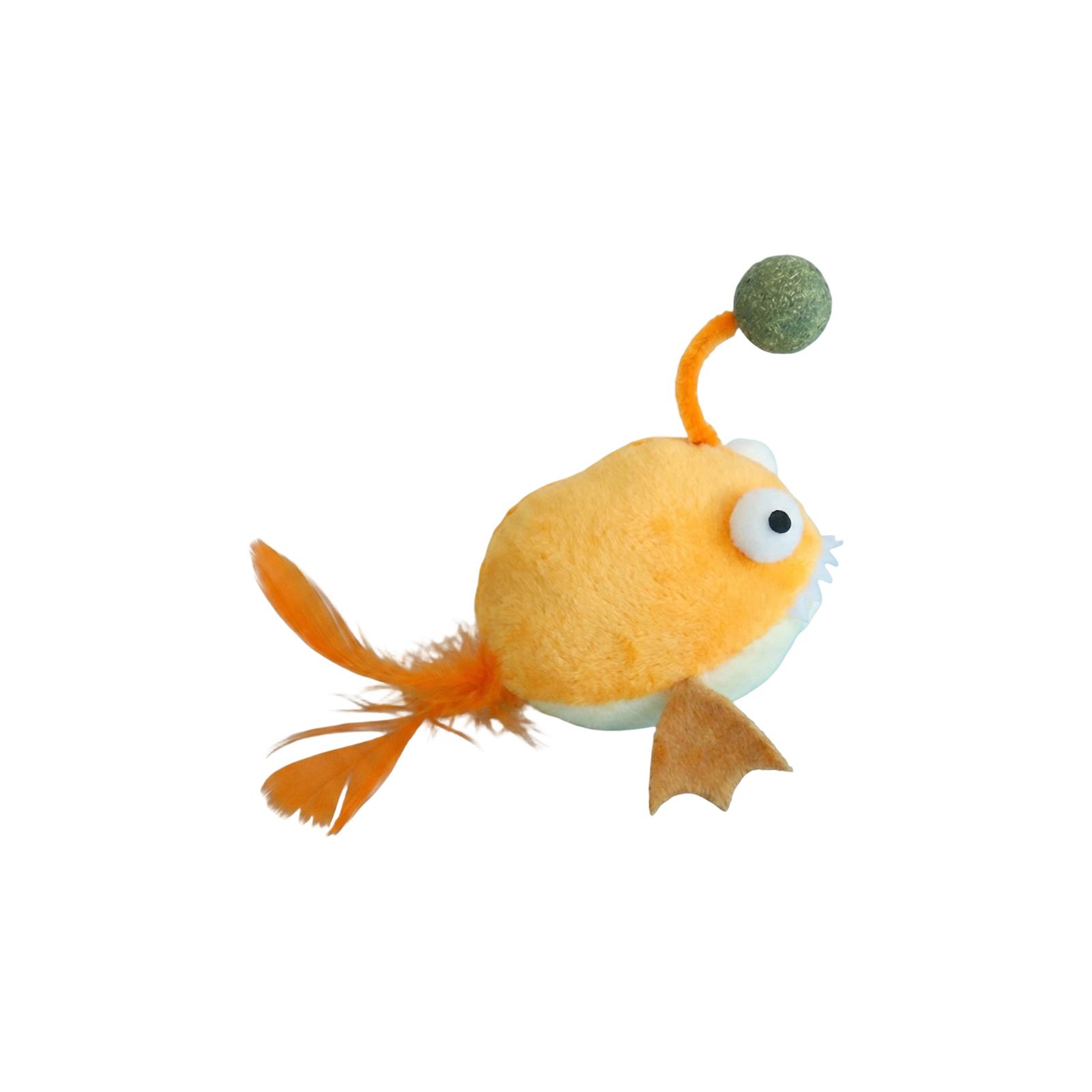 

Interactive Catnip & Silvervine Cats Toys For Indoor Cats, Cute Plush Whale & Fish Chew Toys With Teeth Cleaning Function, Natural Care One Size оранжевый